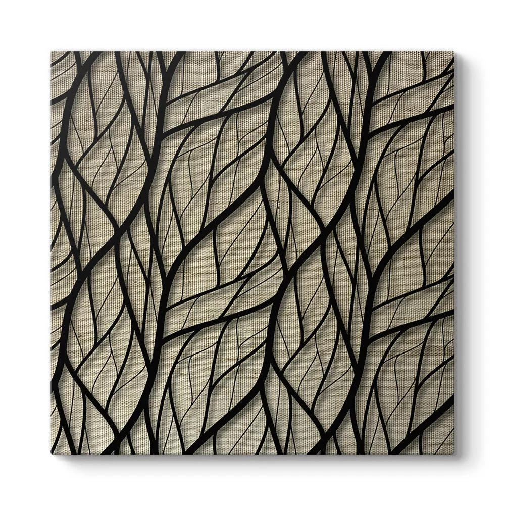 Leaves Dekoratif Tablo - Model 3